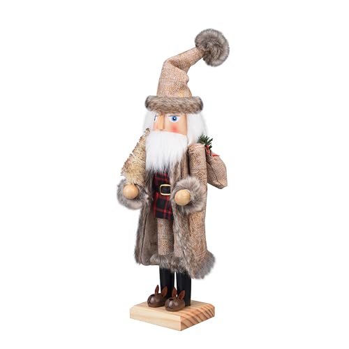 Santa Christmas Nutcracker Figure 15 Inch Wooden Decor B451566