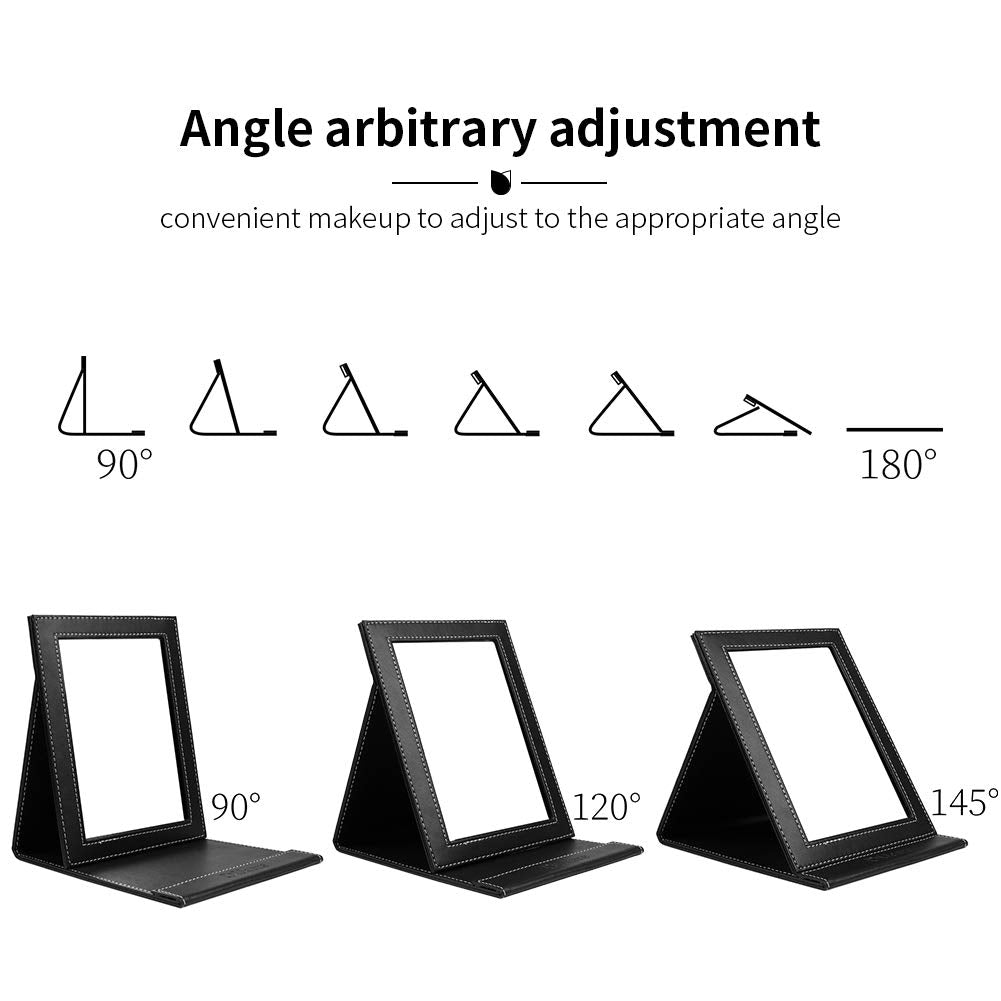 DUcare Folding Travel Mirror with Stand, Portable Vanity Mirror S3818