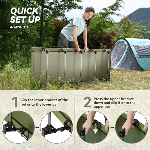 MARCHWAY Ultralight Folding Tent Camping Cot Bed, Portable for Outdoor Travel S705918