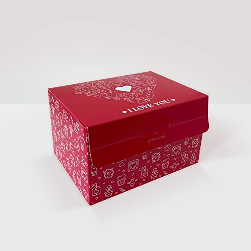 FETTIPOP Merry Christmas Exploding Confetti Gift Box, Pop Up Surprise, Prank Gift Wrapping Idea E58876
