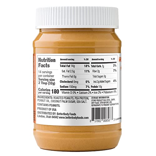 PBfit Peanut Butter Protein Spread, 16 Oz (Pack of 2) I114172