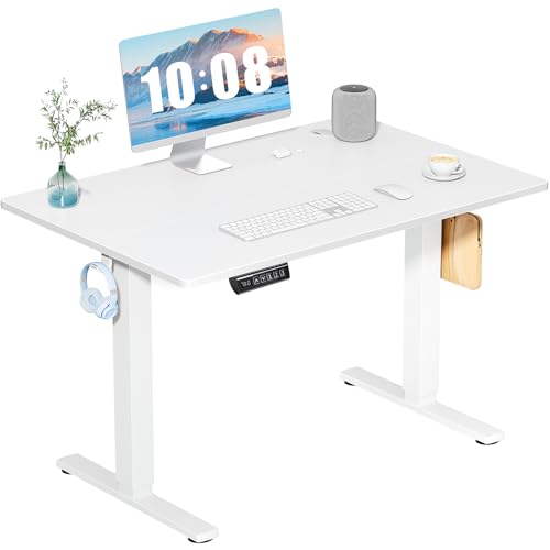 Adjustable Height Electric Standing Desk 55x24 Inch Black W5266