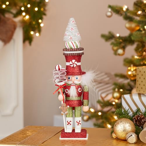 Kurt Adler Hollywood Candy Soldier Nutcracker W3402