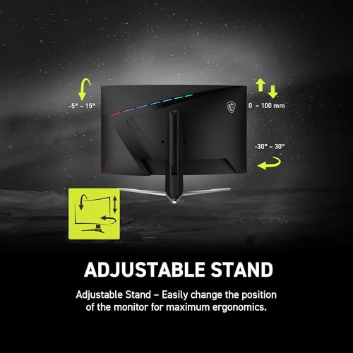 MSI MAG 325CQRXF E2 31.5-inch WQHD 240Hz VA Gaming Monitor A3608