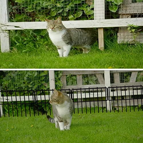 Animal Barrier Fence 12in x 28ft Rustproof Metal Garden Border for Rabbit and Dog H102383