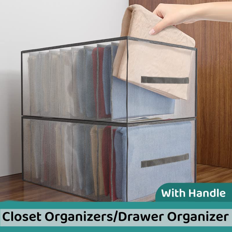 6 Pack Foldable Closet Organizers for Clothing W881