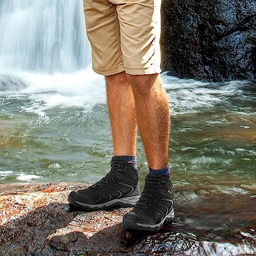 NORTIV 8 Men's Waterproof Ankle High Hiking Boots D984