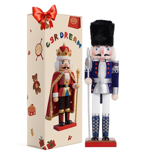 11.8 Inch Wooden Nutcracker Christmas Decor T403