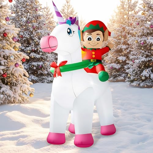 10FT Christmas Inflatables Snowman Outdoor Decorations with LED Lights C661