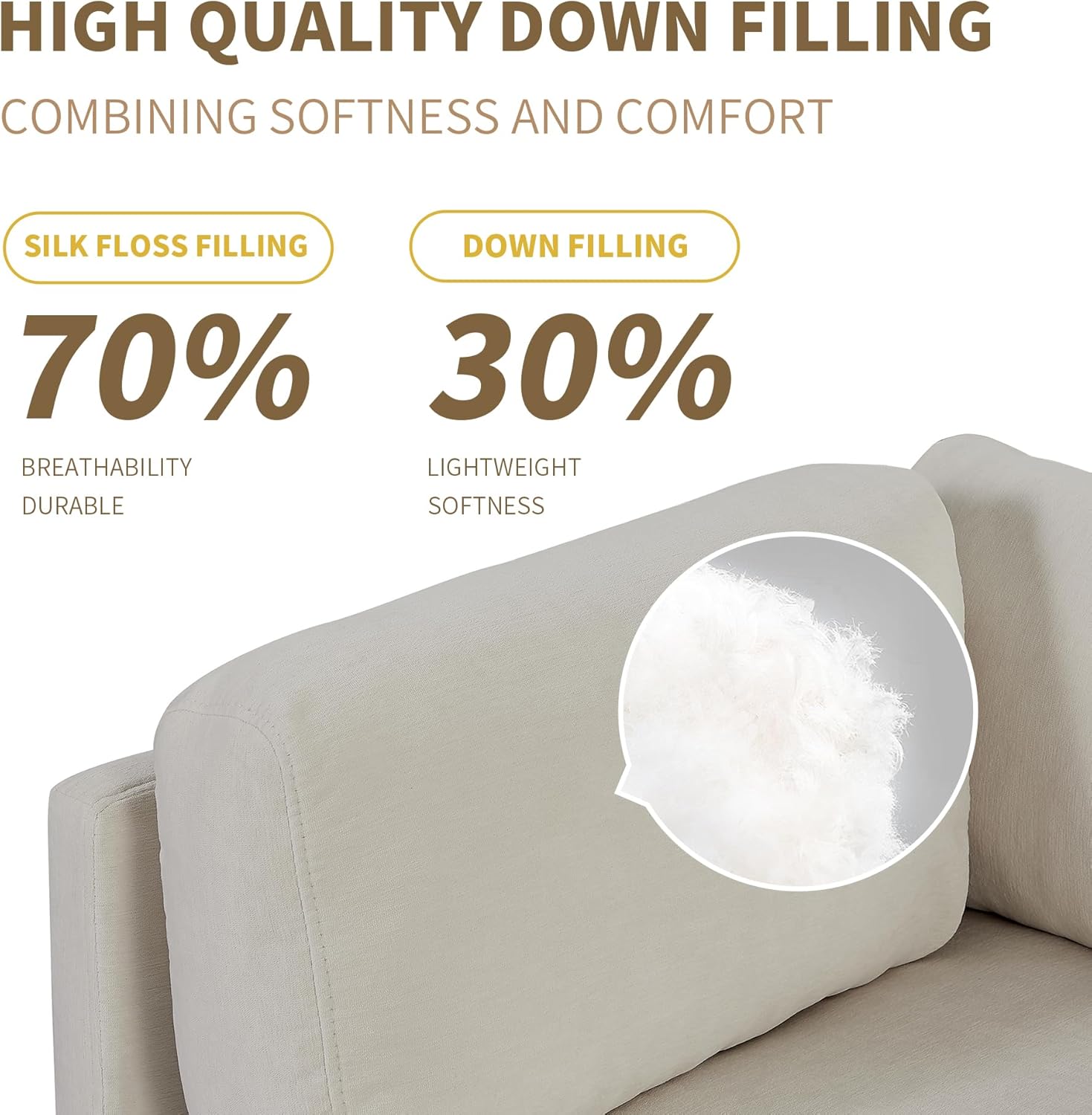 L Shaped Convertible Modular Sectional Sofa with Extra Wide Chaise Y428809