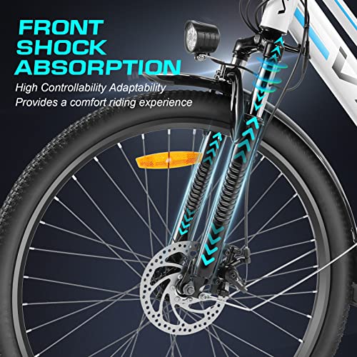 Vivi Electric Bike 500W 26" Cruiser Ebike for Adults with 48V Removable Battery B524