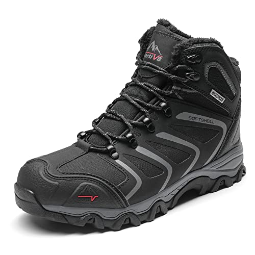 NORTIV 8 Men's Waterproof Ankle High Hiking Boots D984