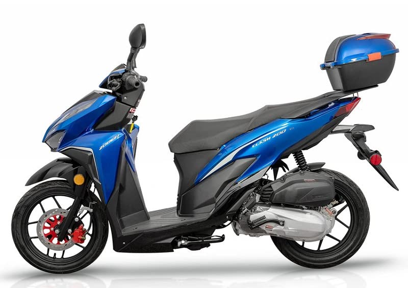 HHH Clash 200 EFI Adult Scooter Vitacci Gas Street Scooter 168cc Motorcycle (BLUE) X8336