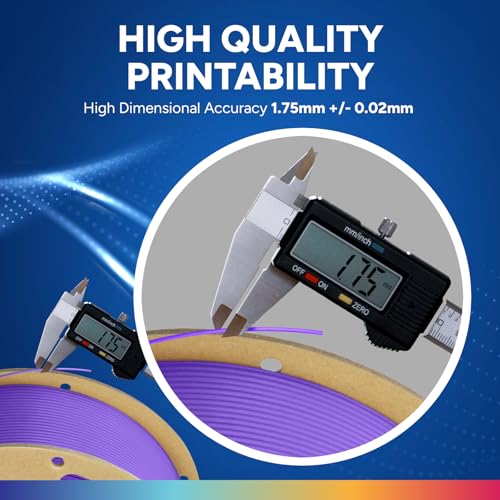 OVERTURE PLA Plus Filament 1.75mm 1kg Black S915984