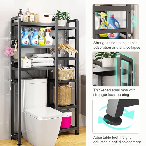MMBABY Over The Toilet Storage Cabinet with Toilet Paper Holder L592085