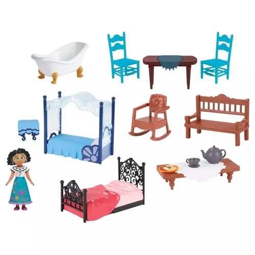 Disney Encanto Magical Madrigal House Playset with Mirabel Doll & 14 Accessories A911436