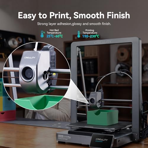 Creality Hyper PLA Filament 1.75mm High Speed 3D Printer Filament, 4 Pack 1kg Spool, Black & White K3786