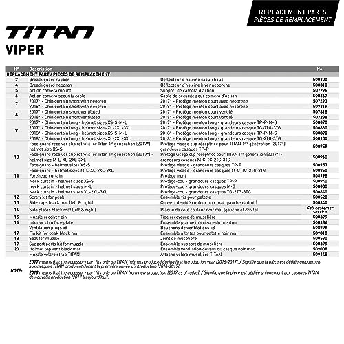 CKX Titan Original Helmet Trail and Backcountry Viper H937030