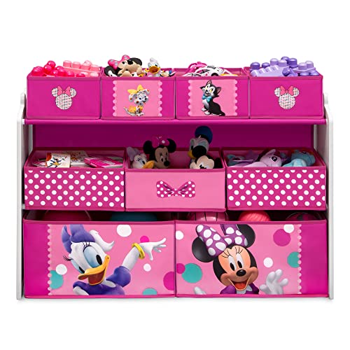 Delta Children Disney Minnie Mouse Deluxe 9 Bin Toy Organizer J9866