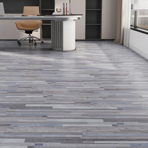 ATOPOSE Peel and Stick Vinyl Flooring 36pcs 6"×36" Wood Effect Waterproof D74600