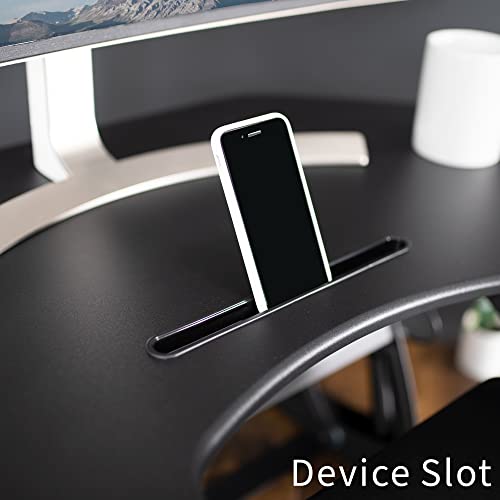 VIVO VE Series 43 inch Electric Height Adjustable Standing Desk Converter, Black Y899383