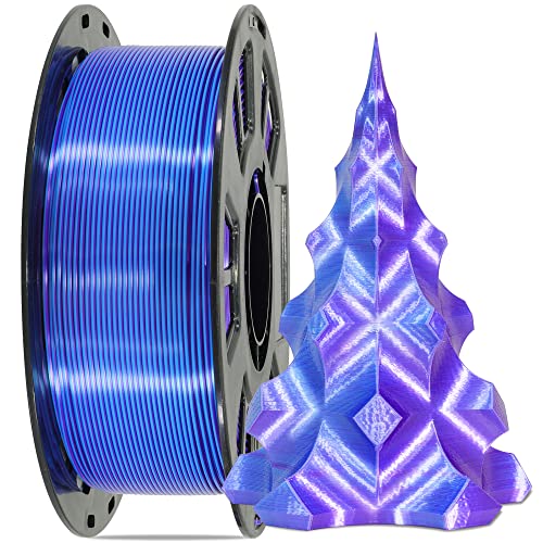 MIKA3D Bicolor Silk PLA 3D Printer Filament Bundle, 1.75mm, 6 Spools V5573