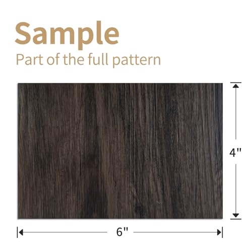 ATOPOSE Peel and Stick Vinyl Flooring 36pcs 6"×36" Wood Effect Waterproof D74600