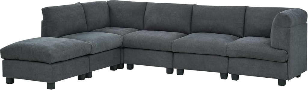Modular Sectional Dark Gray V83616