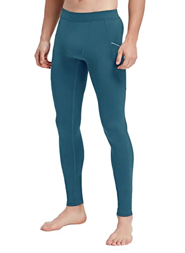 Willit Men's Active Yoga Leggings with Pockets Quick Dry T371