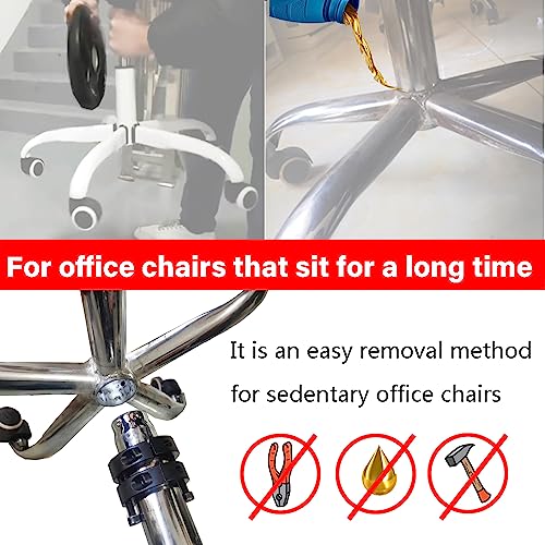 Office Chair Cylinder Replacement Tool, Chair Base Removal Tool, Black B569