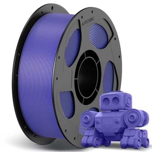 ANYCUBIC High Speed 3D Printer Filament 1.75mm Bundle, Rapid PLA, 2KG Blue + Bright Red B284