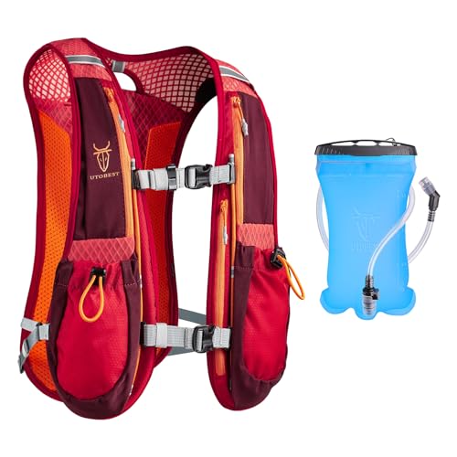 UTOBEST Running Vest Lightweight Hydration Vest Running Backpack for Trail Running Marathon Race Hiking