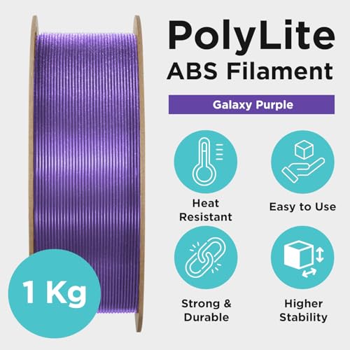 Polymaker PolyLite ABS Filament 1.75mm Black, 1kg F638424
