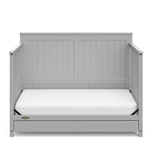 Graco Hadley 5-in-1 Convertible Crib with Drawer (White) M674