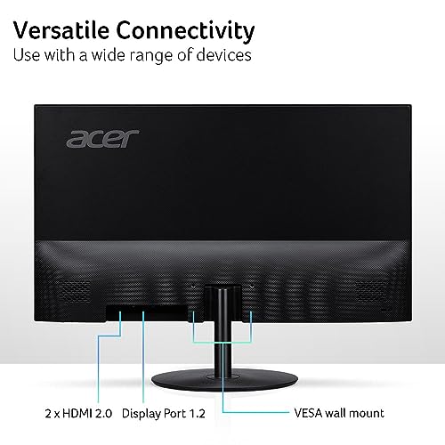 acer SB240Y G0bi 23.8" IPS Full HD Ultra-Slim Monitor with Adaptive-Sync, 120Hz, HDMI & VGA M6683