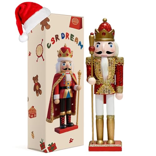 11.8 Inch Wooden Nutcracker Christmas Decor T403