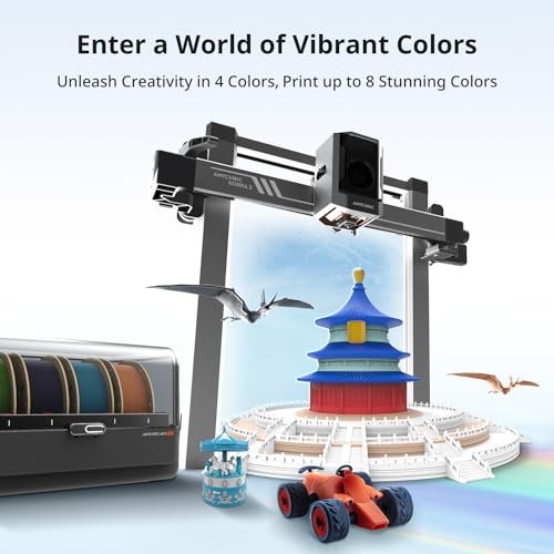 Anycubic Kobra S1 Combo 3D Printer, Multi-Color High Speed Core XY M628