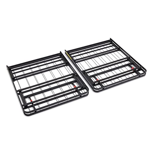 Amazon Basics Foldable Metal Bed Frame with Storage, Full Size, Black A770