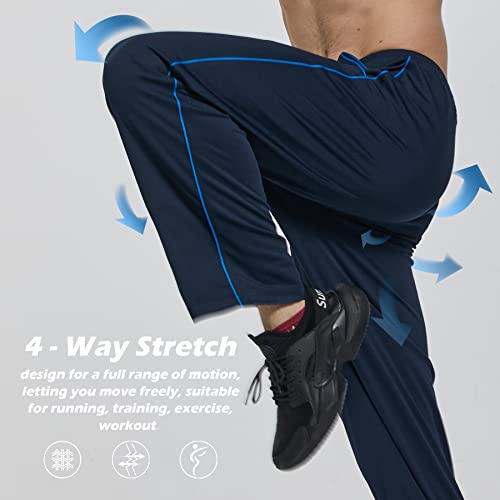 Men's Sweatpants with Zipper Pockets for Workout V182