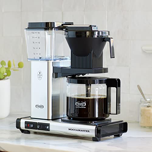 Technivorm Moccamaster 53941 KBGV Select 10-Cup Coffee Maker, Polished Silver G3553