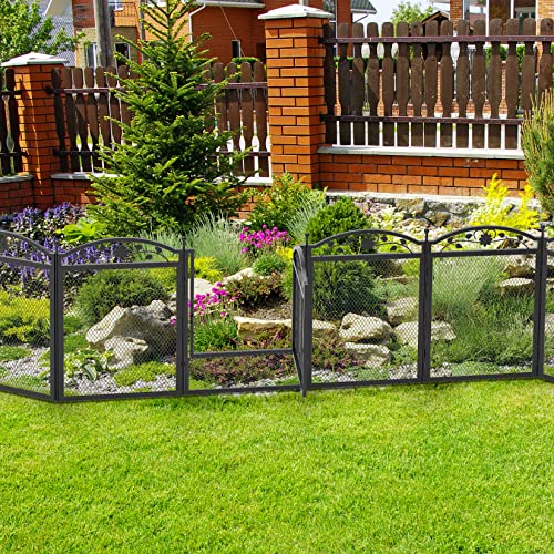 BingoPaw Dog Whelping Box Fence Metal Playpen with Waterproof Pad E92403