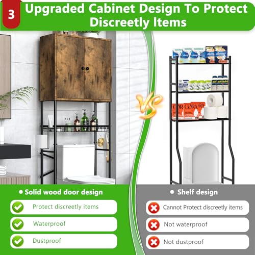 Over The Toilet Storage Cabinet 2-Door White J232223