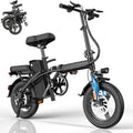Peak 500W Folding Electric Bike for Adults, 14" Mini Ebike with Removable Battery D85153