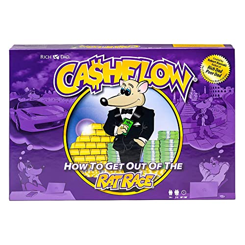 Rich Dad CASHFLOW Board Game, Educational Finance Literacy Game for Ages 14 & Up U172