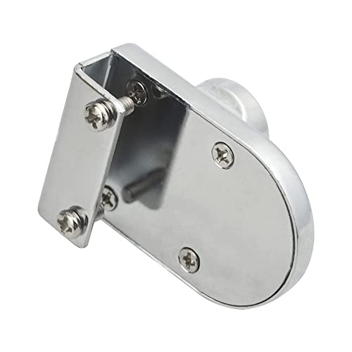 4Pack Zinc Alloy Double Glass Door Display Lock Cabinet Lock with 2 Keys C996496