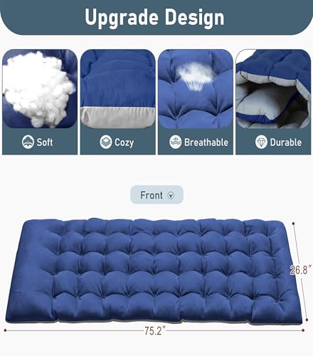 ABORON Oversized Folding Camping Cot for Adults, Double Layer 1200D, with Mat & Carrying Bag S2407