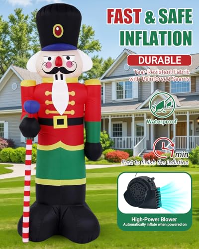 Christmas Inflatable Snowman with Penguin Yard Decoration with LED Lights K4000