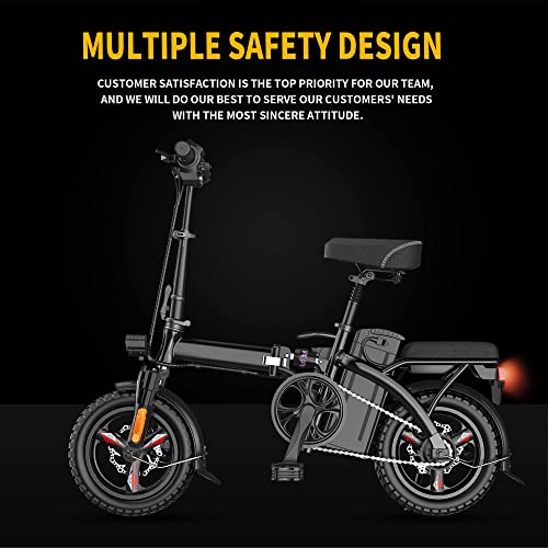 EBKAROCY Foldable Electric Bike for Adults, 400W Motor, 48V 15AH Removable Battery S109155
