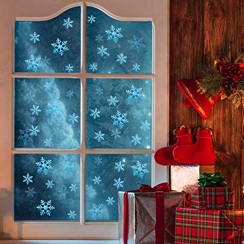 1600 Pieces 3 Size Snowflake Glitter Confetti for Christmas Party Table Decor P404201