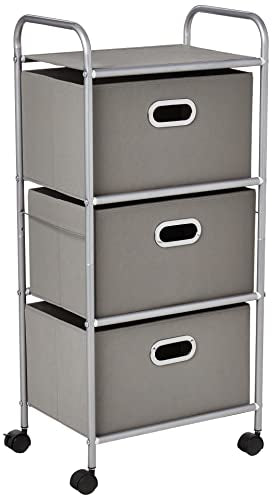 Honey-Can-Do Rolling Storage Cart with 12 Plastic Drawers J533829